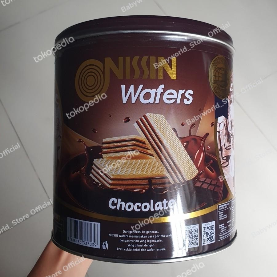 

Nissin Wafers Chocolate Kaleng Wafer Coklat 570gr