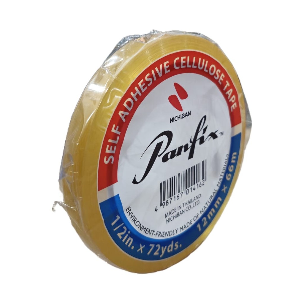 

Isolasi panfix 1 x 72 - 1/2 x 72 Self Adhesive cellulose tape Solatip RJT