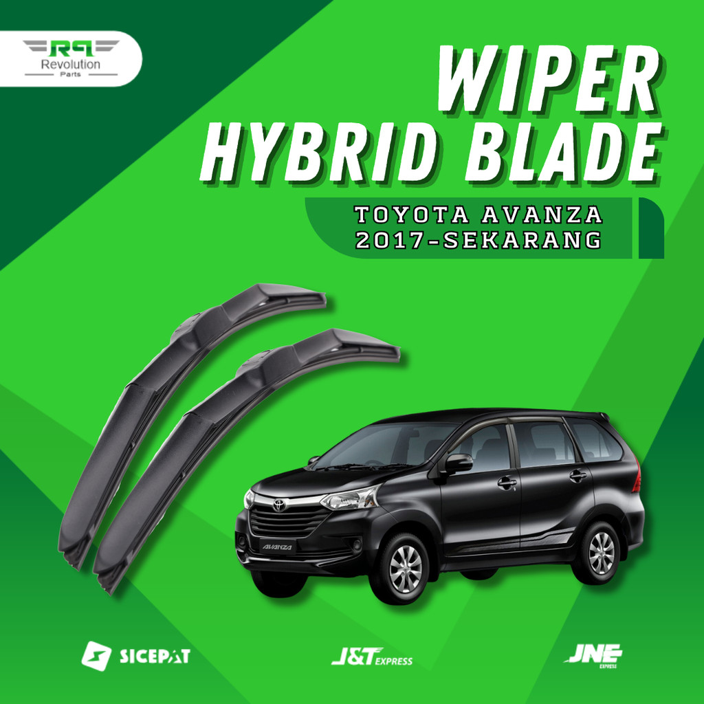 Wiper Hybrid Blade Toyota Grand New Avanza 2017 - Sekarang Wiper Blade Hybrid 1 Set (Kiri dan Kanan)