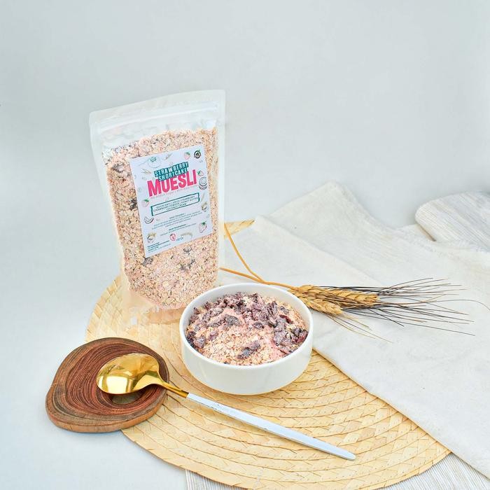 

House Of Organix Strawberry Shortcake Muesli 150 Gr bebas lemak trans 12 bulan