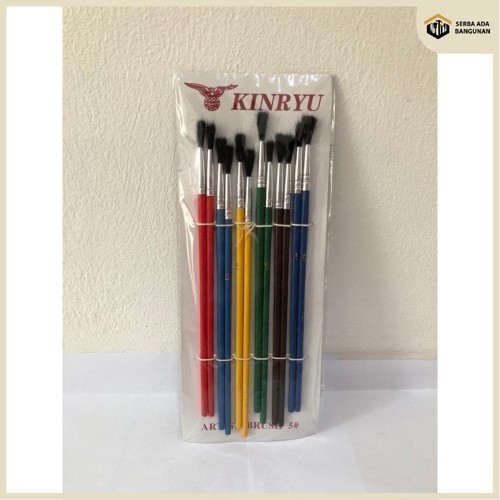 

SAB Kuas Lukis Warna No 6 / Koas Lukis / Kuas Cat Air / Artist Brush Serbaguna termurah 1 pcs Kuas Lukis Cat Air Paint Brush Nilon Ujung Pointed / Kuas Kecil Lancip Datar Art Brush Cat Minyak Akrilik Acrylic Colour Set