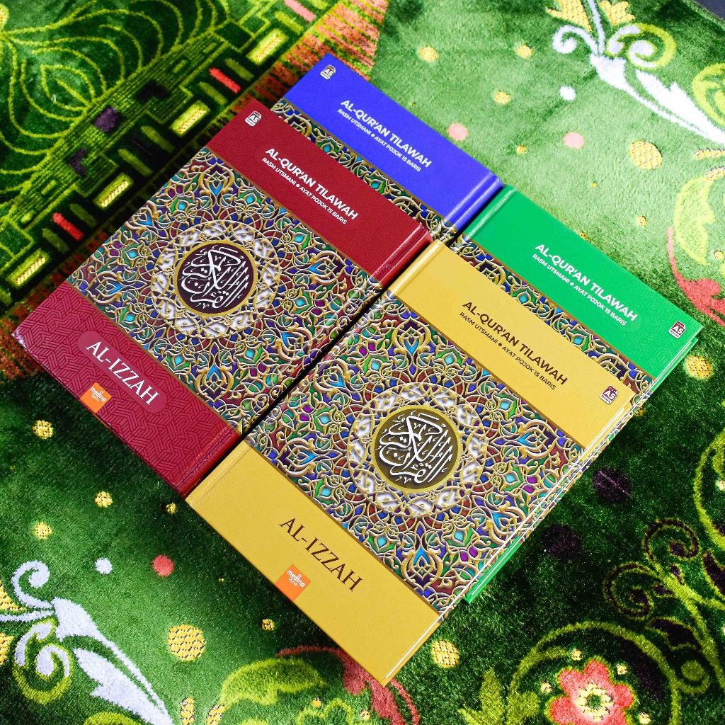 Al Quran Al Izzah A5 Hard Cover Mushaf Tilawah Rasm Utsmani Non Tajwid dan Terjemah  - Medina Qur'an