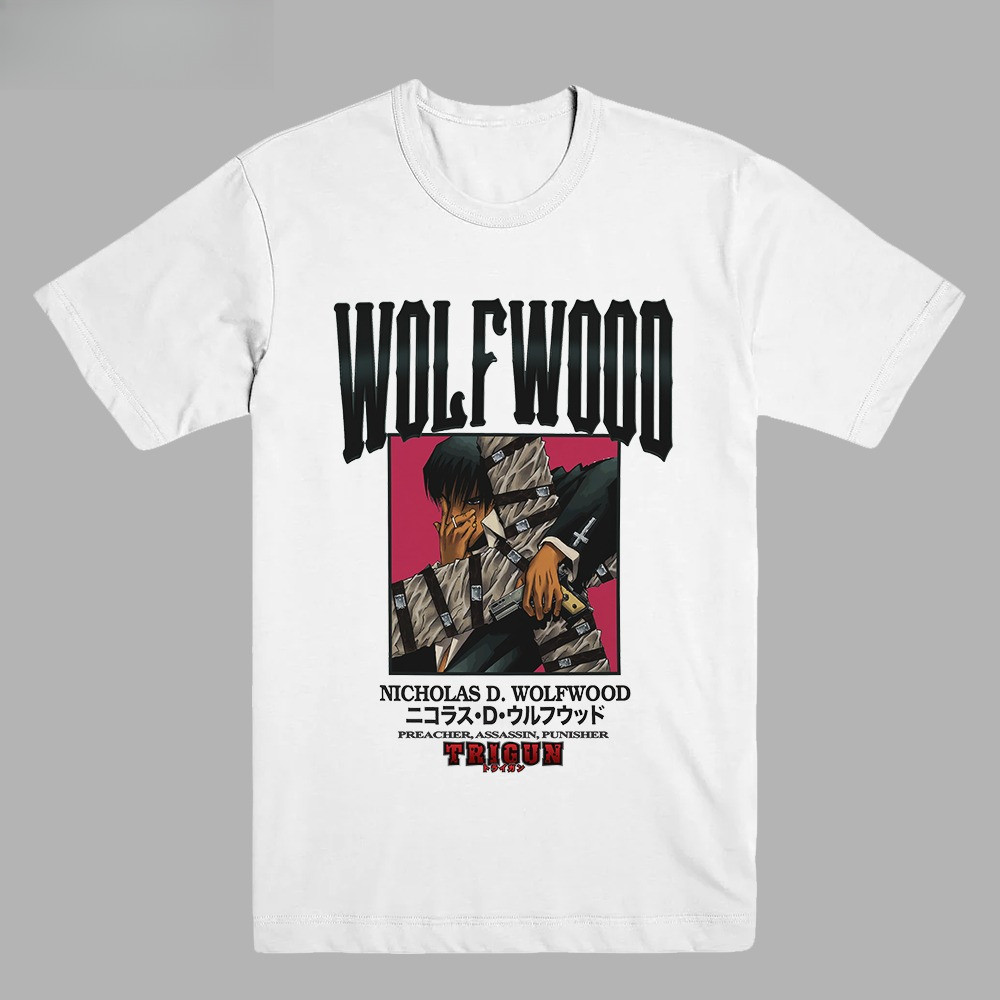 TRIGUN - NICHOLAS D. WOLFWOOD | T-SHIRT |  ANIME MERCH