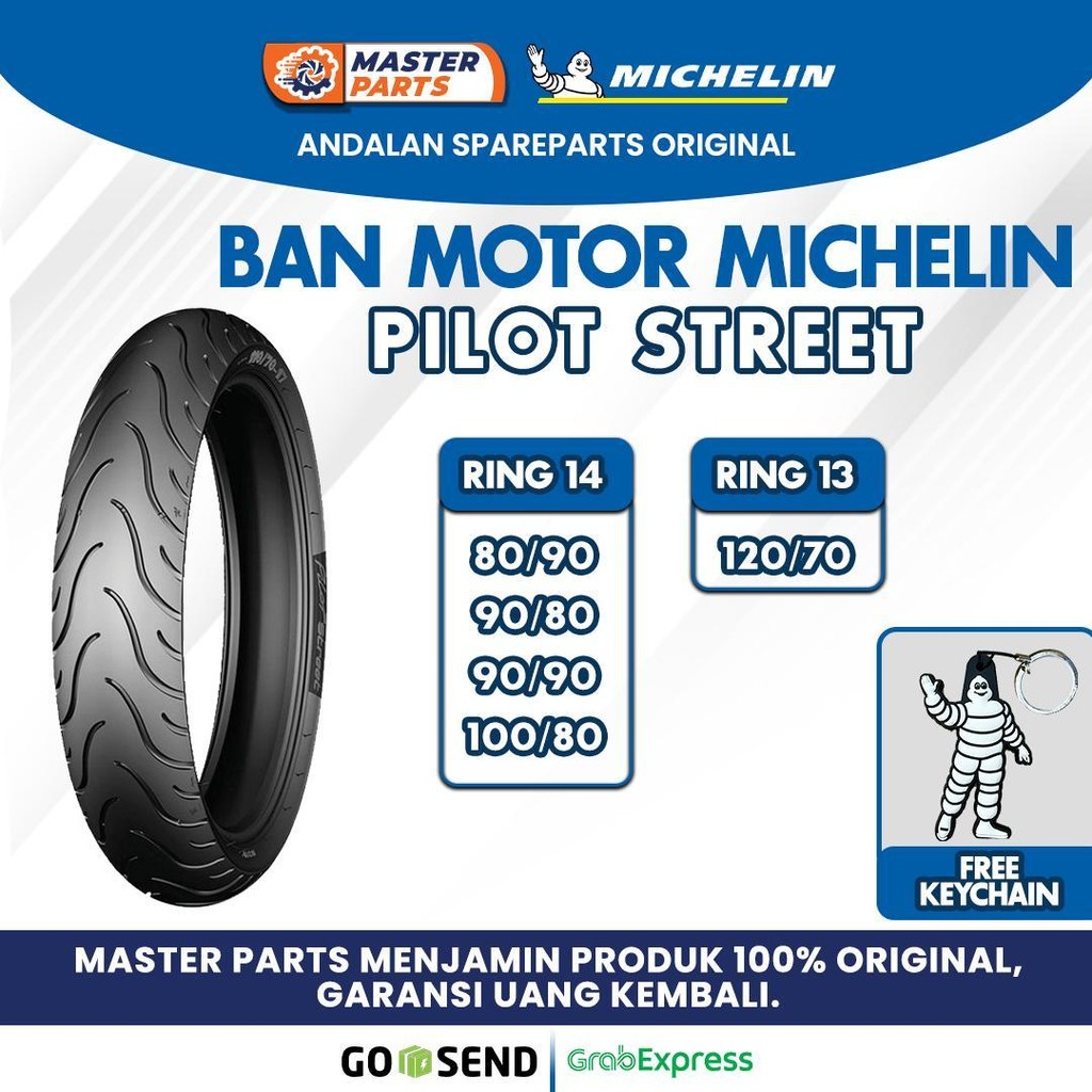 Ban Motor Michelin Pilot Street Ring 14 & 13 Tubeless