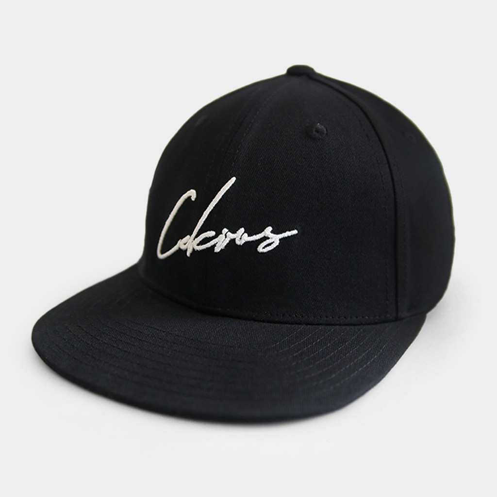 ORI CELCIUS Topi Detail Bordir Brand L03000045C Hitamkaos boxy priacod