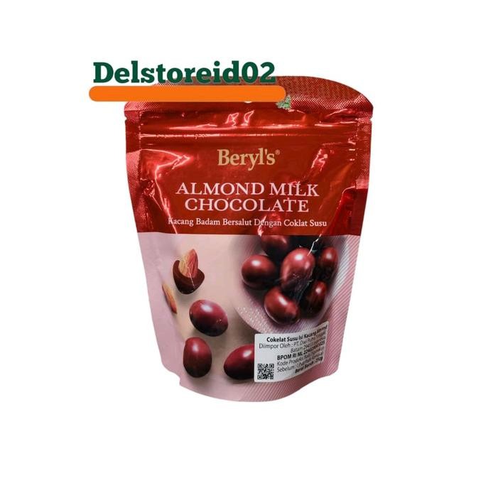 

Beryl's almond milk chocolate (cokelat susu isi kacang almond) 250gr