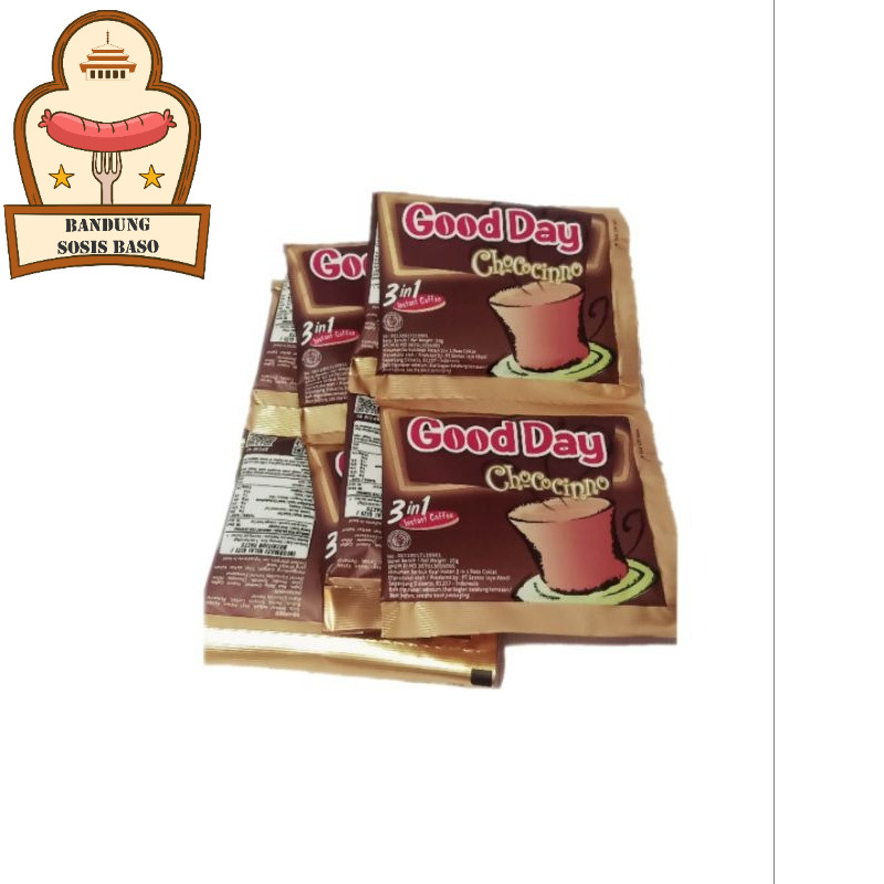 

Good Day Chococinno 1 Renceng - Kopi Cokelat Nikmat, Mood Booster Harianmu!