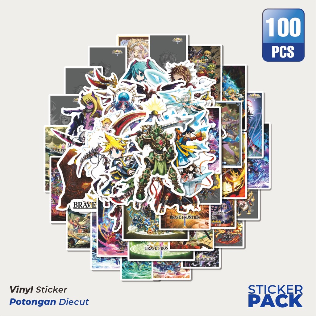 

Stiker Vinyl Stiker Game Brave Frontier Char Mix 13