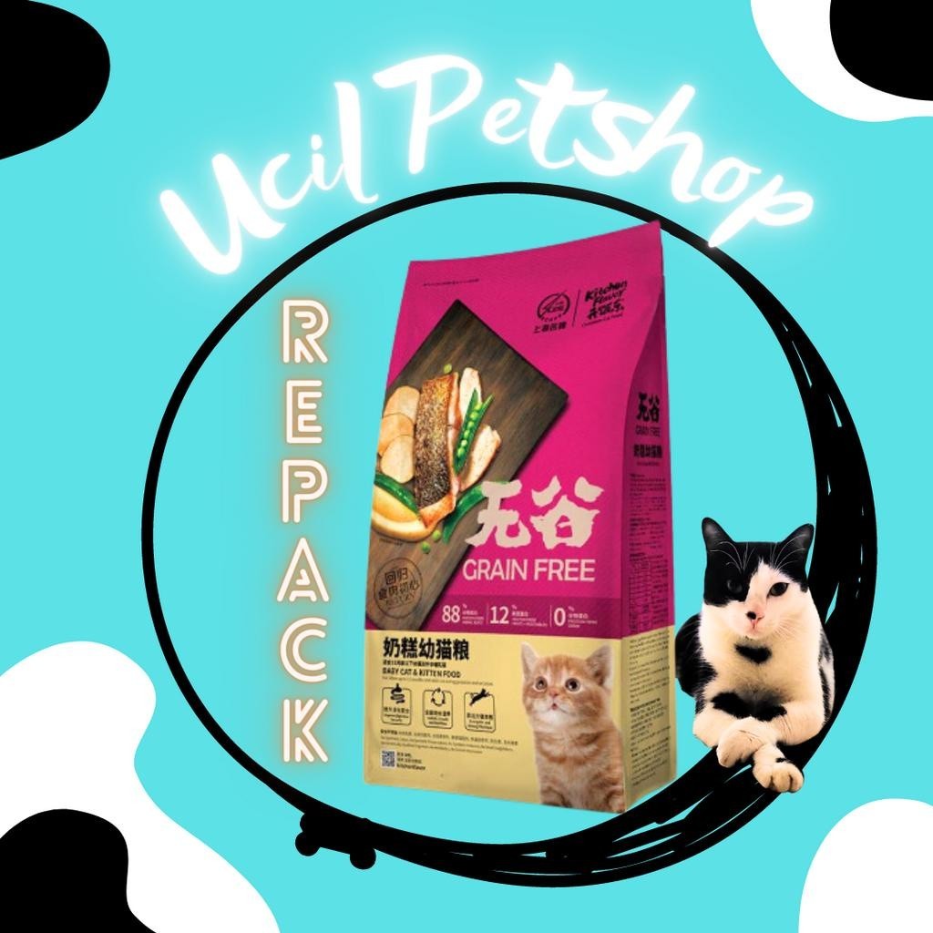 Kitchen Flavor Baby Cat & Kitten GRAIN FREE Dry Food Repack 200gr - 500gr