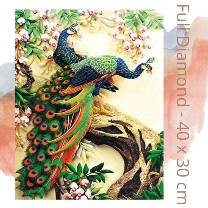 [New Arrival] diamond painting full diamond peacock merak
