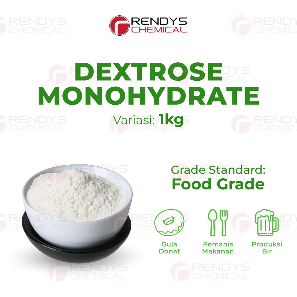 

Dextrose Monohydrate 1 Kg / Gula Donut / Gula Dingin / Filler Product