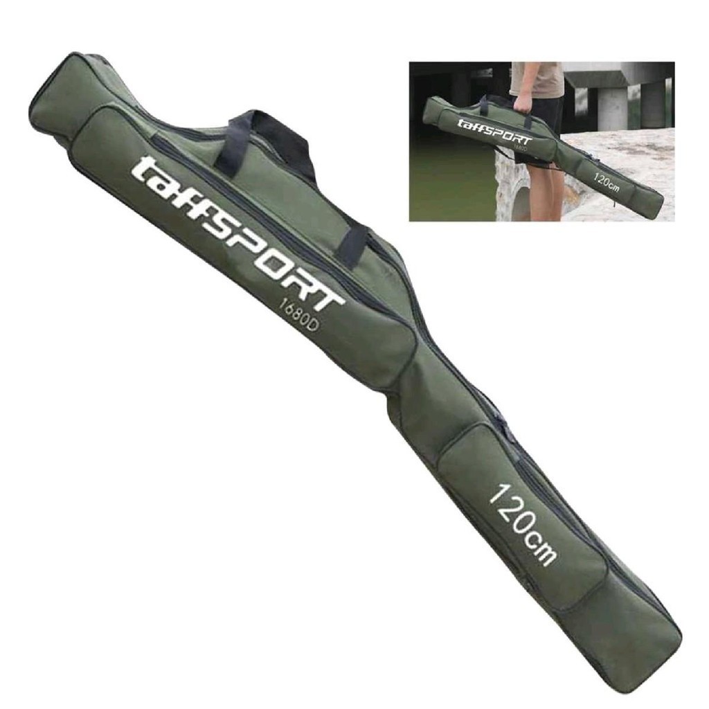 Time Plus Tas Pancing Joran Portable Fishing Bag Alat Perlengkapan Mancing Ikan Panjang 150cm