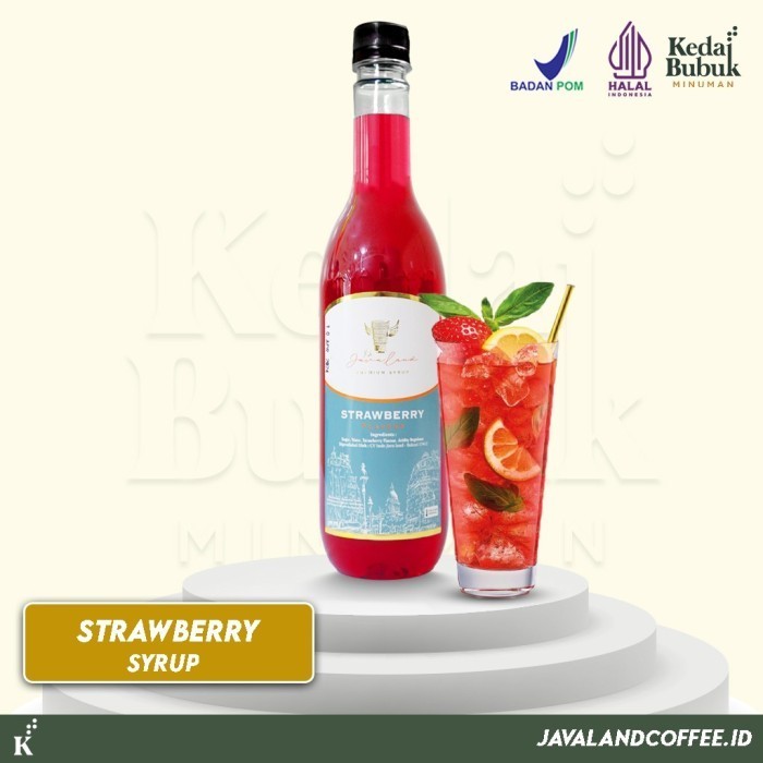 

[[ K23 - BEST SELLER ]] Strawberry Javaland Sirup