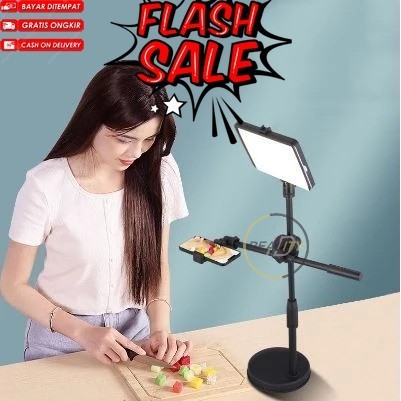 Stand Tripod HP Smartphone Foto Produk Makanan Unboxing DD