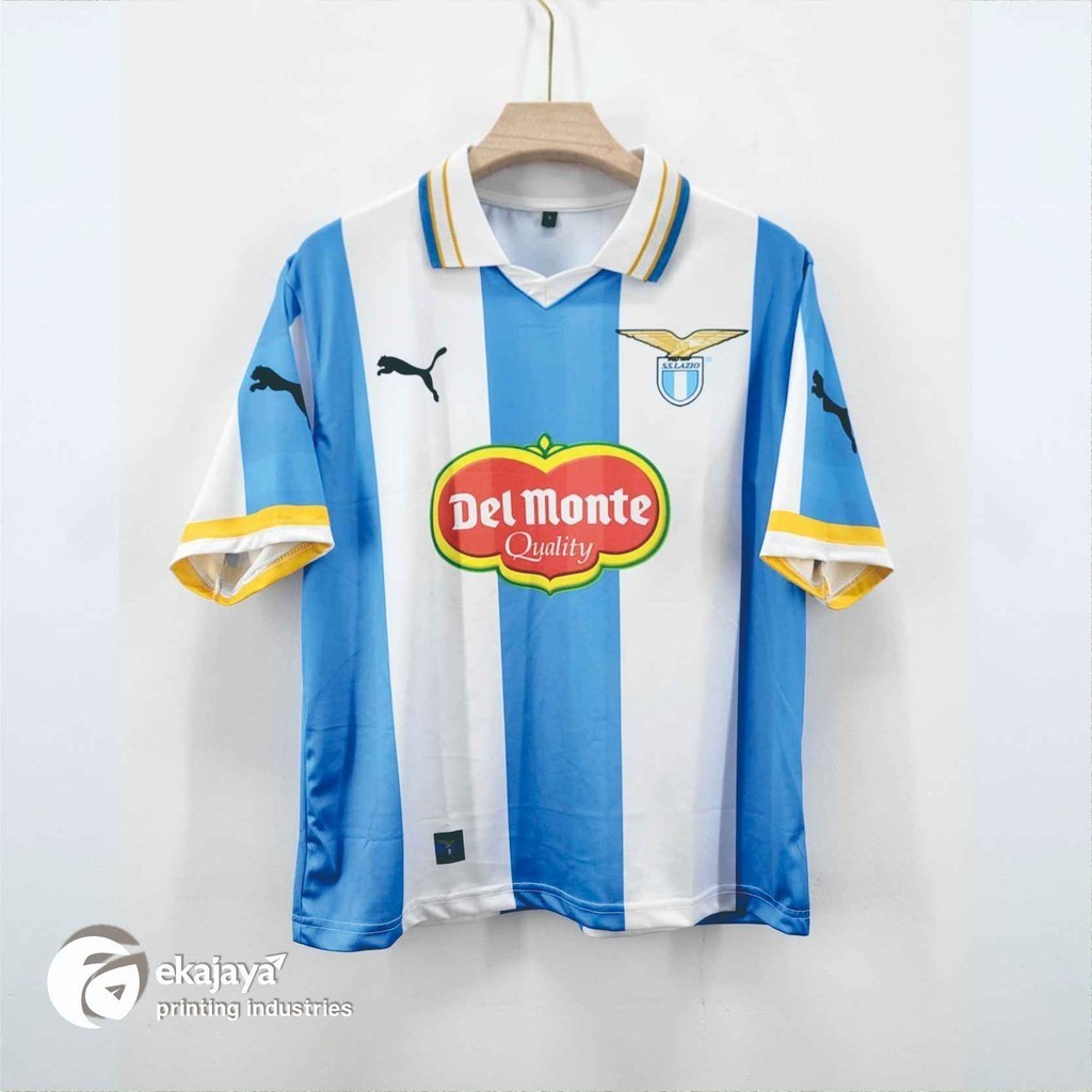 JERSEY LAZIO HOME 1999 2000 FULL PRINTING FREE NAMESET NICKNAME NAMA NOMOR PUNGGUNG