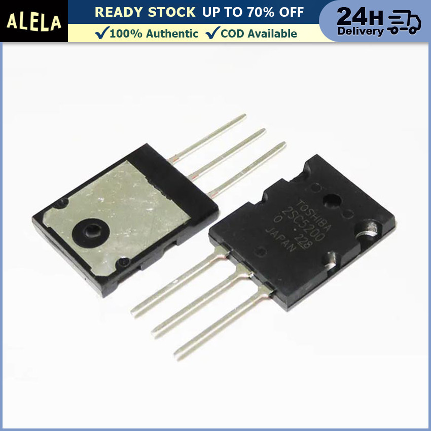 Transistor TR Final Toshiba Ori C5200 A1943 2SC5200 2SA1943