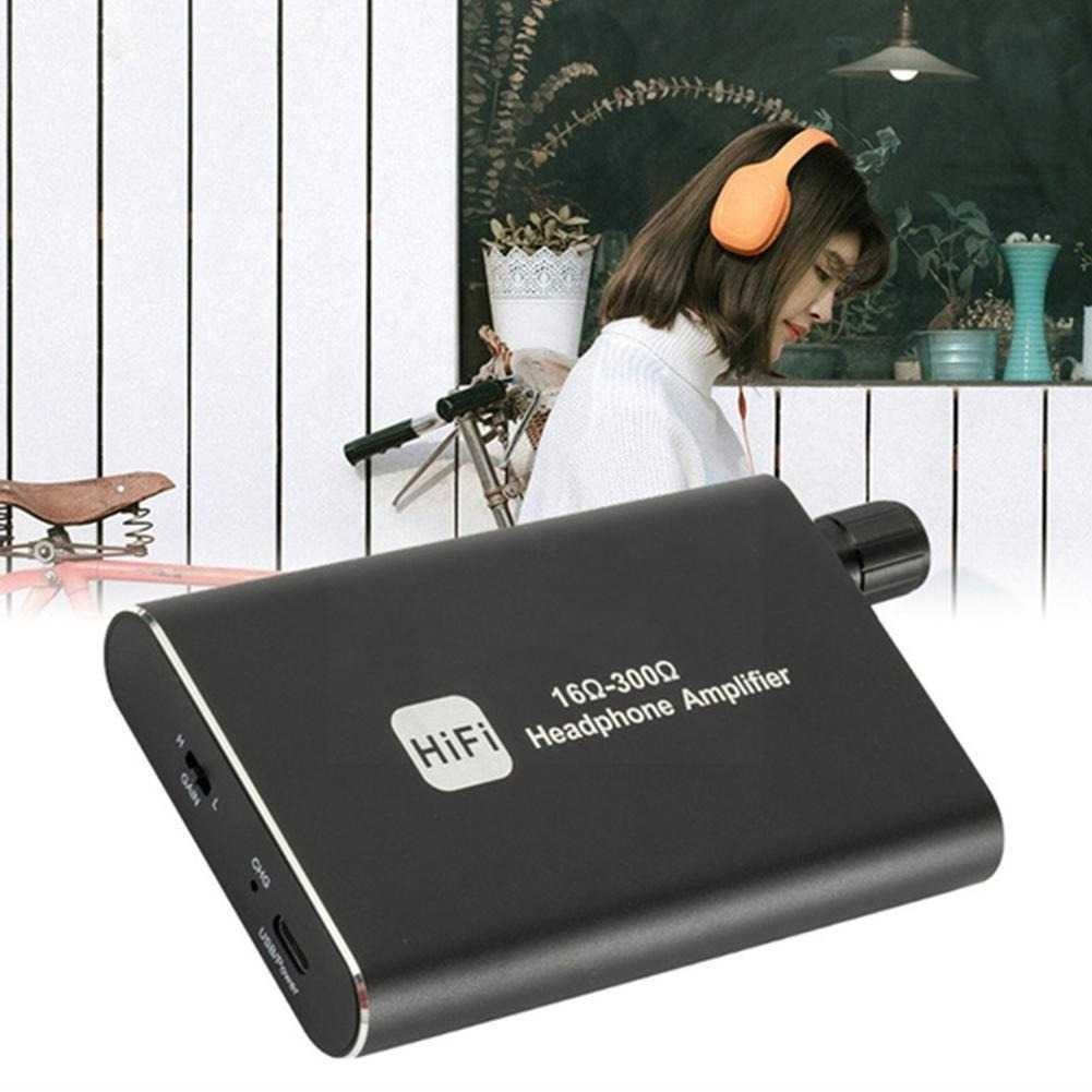 Amplifier HiFi Portable Headphone 16-300 Ohm