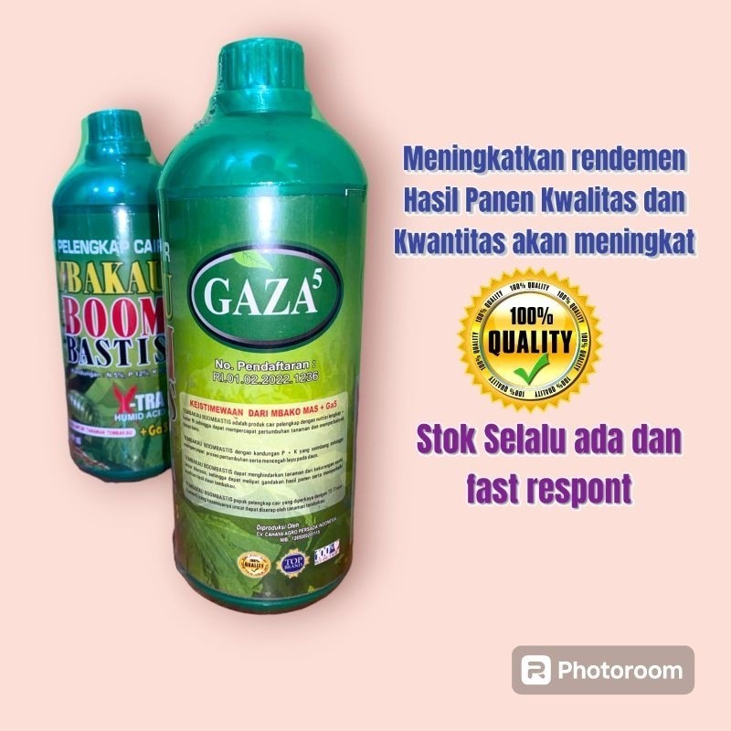 Pupuk Cair GAZA TEMBAKAU BOOMBASTIS 1 Liter nutrisi spesialis tanaman tembakau untuk percepatan akar