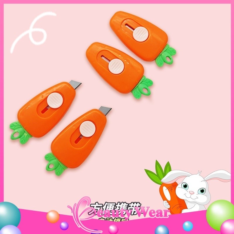 

Pisau Kecil Cutter Mini Karakter Wortel Cutter Travelling Portable