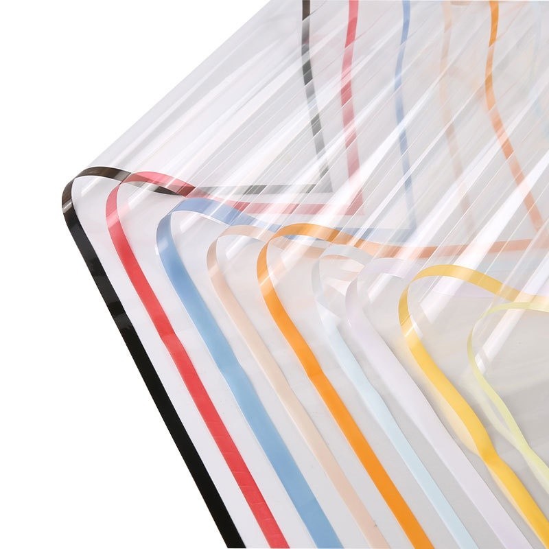 Kertas Wrapping Transparan Cellophane Buket Bunga Waterproof Flower Bouquet Wrapper