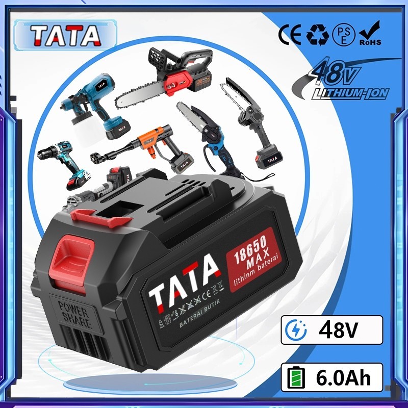 QN52WD TATA [COD] Baterai lithium-ion 36V/48V kompatibel dengan antarmuka soket Makita LXT JLD Bater