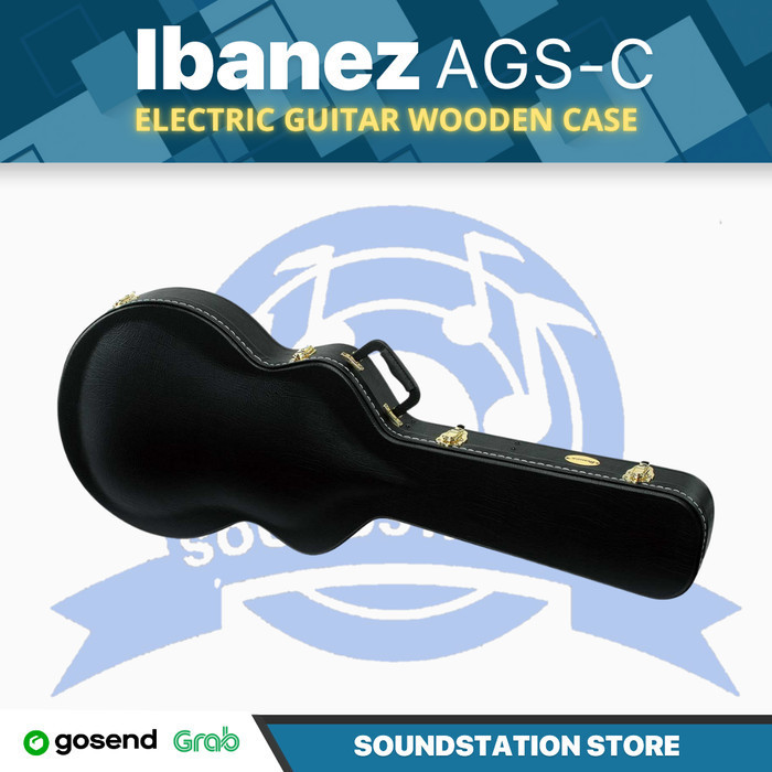 Ibanez AGS-C Electric Guitar Wooden Case - Hardcase Koper Gitar