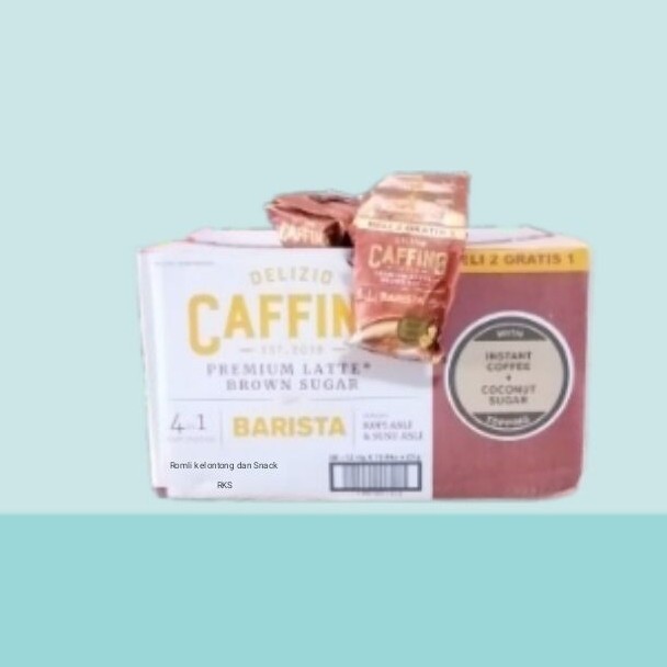 

Caffinino premium latte brown sugar per dus