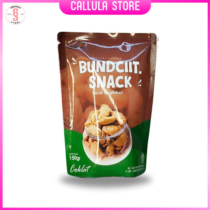 

Pastel Mini Oncom Rasa Coklat Bundciit 150gr enaaak