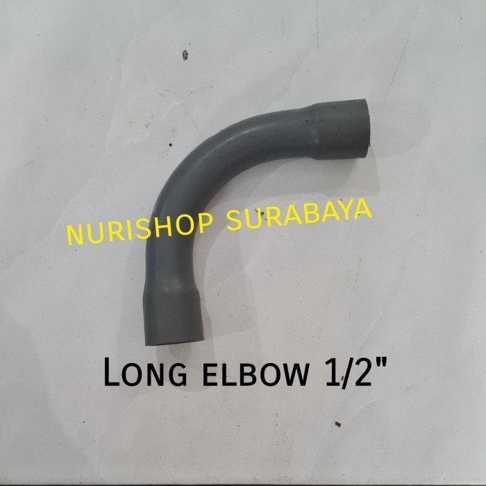 Large Radius Elbow 1/2 inch / Long elbow / Long bow / knee / Keni PVC 1/2"