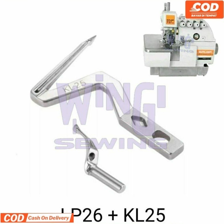KL25 LP26 SIRUBA Looper Set Atas Bawah Mesin Jahit Obras Industri