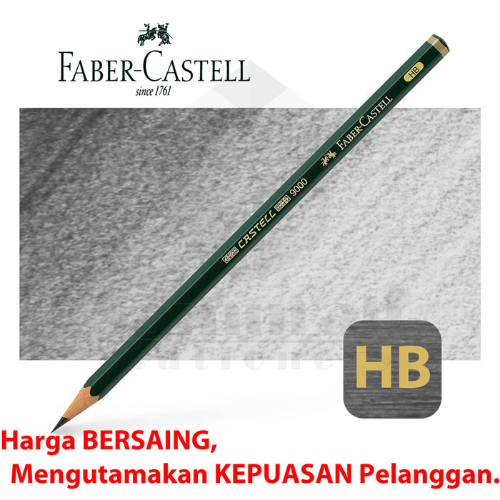 

promo ✨ -Pensil Faber-Castell 2B - HB Orinal / Pensil Kayu Faber Castell 9000 - HB