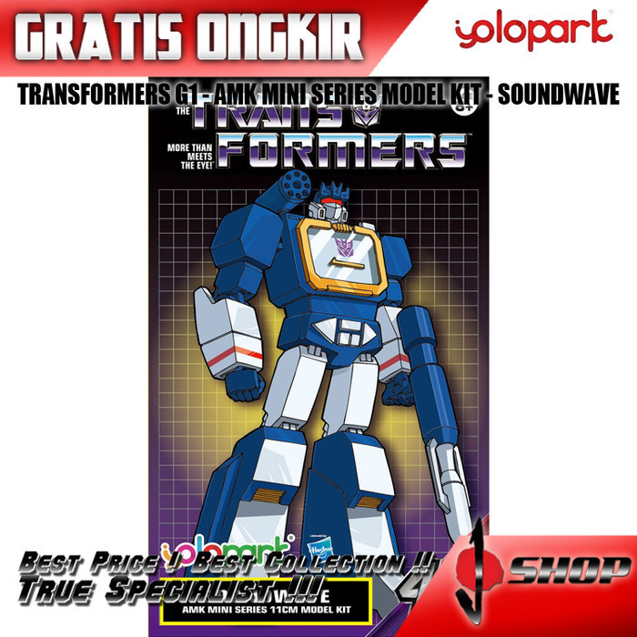 YOLOPARK TRANSFORMERS G1 - AMK MINI SERIES MODEL KIT - SOUNDWAVE