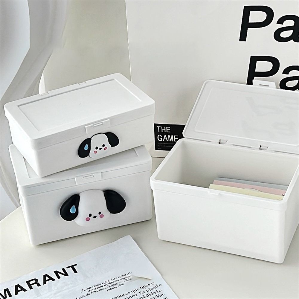

White Card Storage Box Picture Frame Kpop Picture Holder Idol Photo card Collect Box Photo Organizer Box