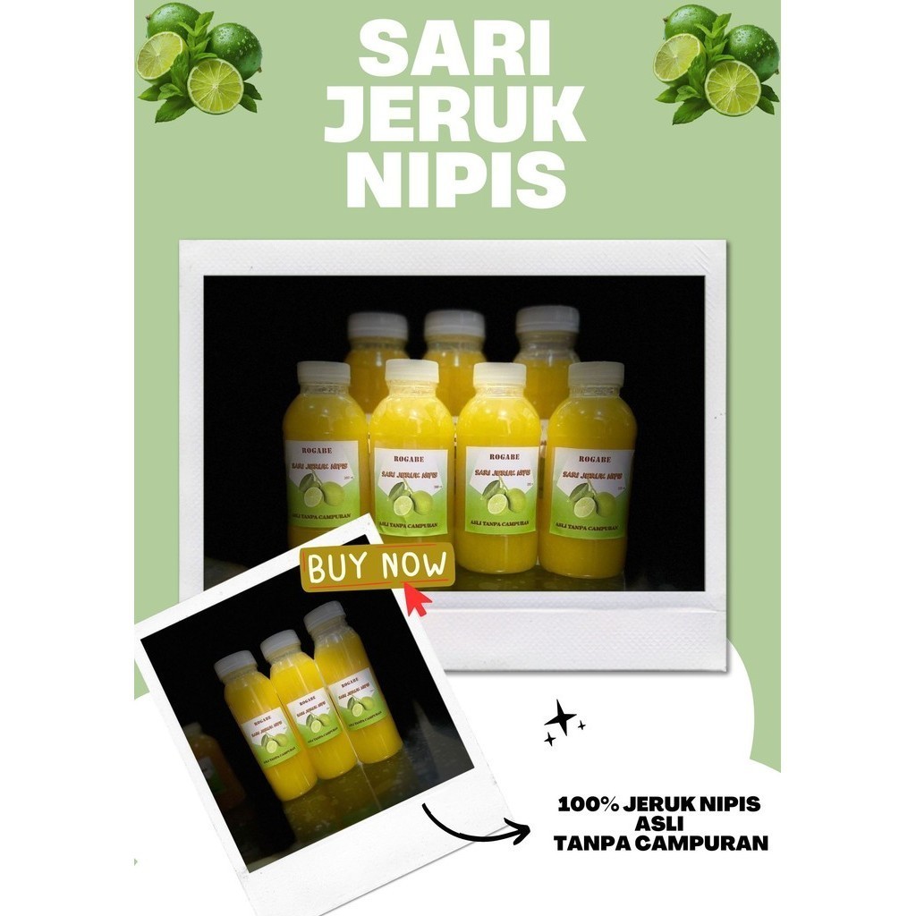 

Perasan Jeruk Nipis 100% Murni / Sari Jeruk Nipis / Original / B N