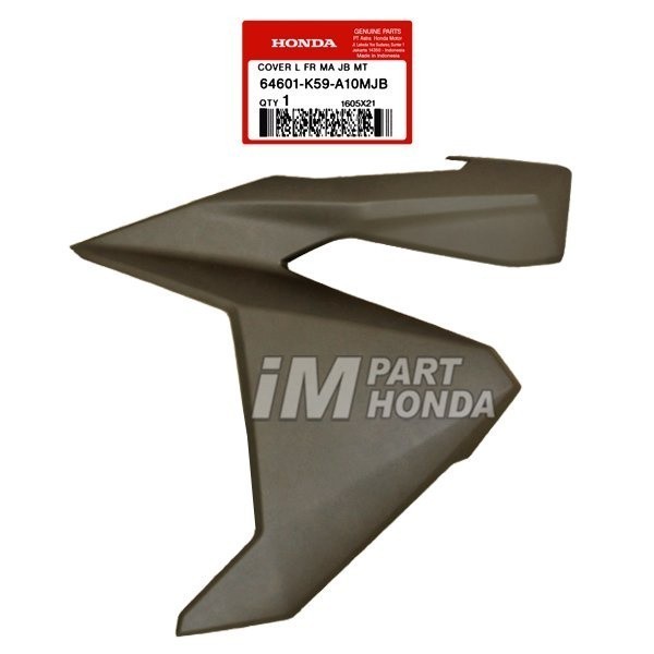 64601-K59-A10MJB Cover Sayap Kiri Vario 150 LED 2015 - 2017 Coklat Dof JKT