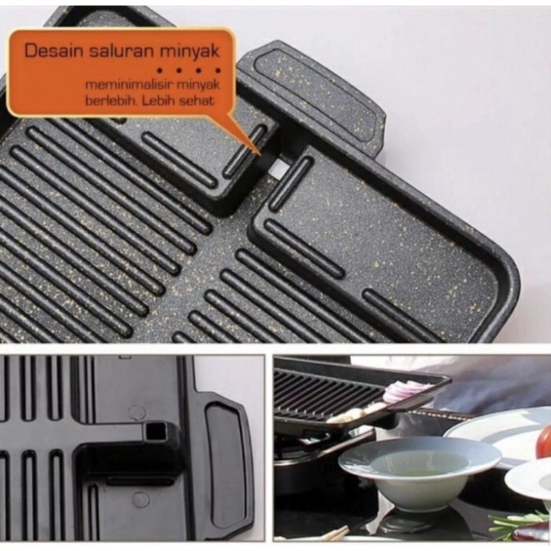 termurah grill pan gsf 4517 panggangan grill pan gsf portable 4517