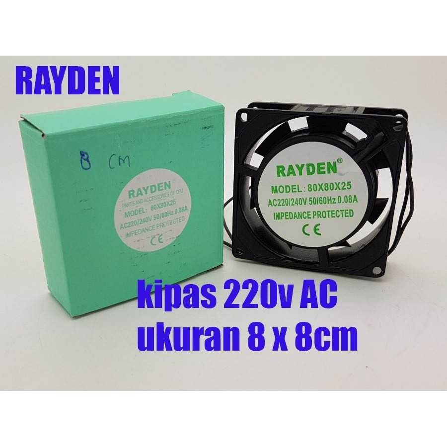 RAYDEN 220v Mini Cooling Fan AC 220 V Exhaust Kipas Pendingin