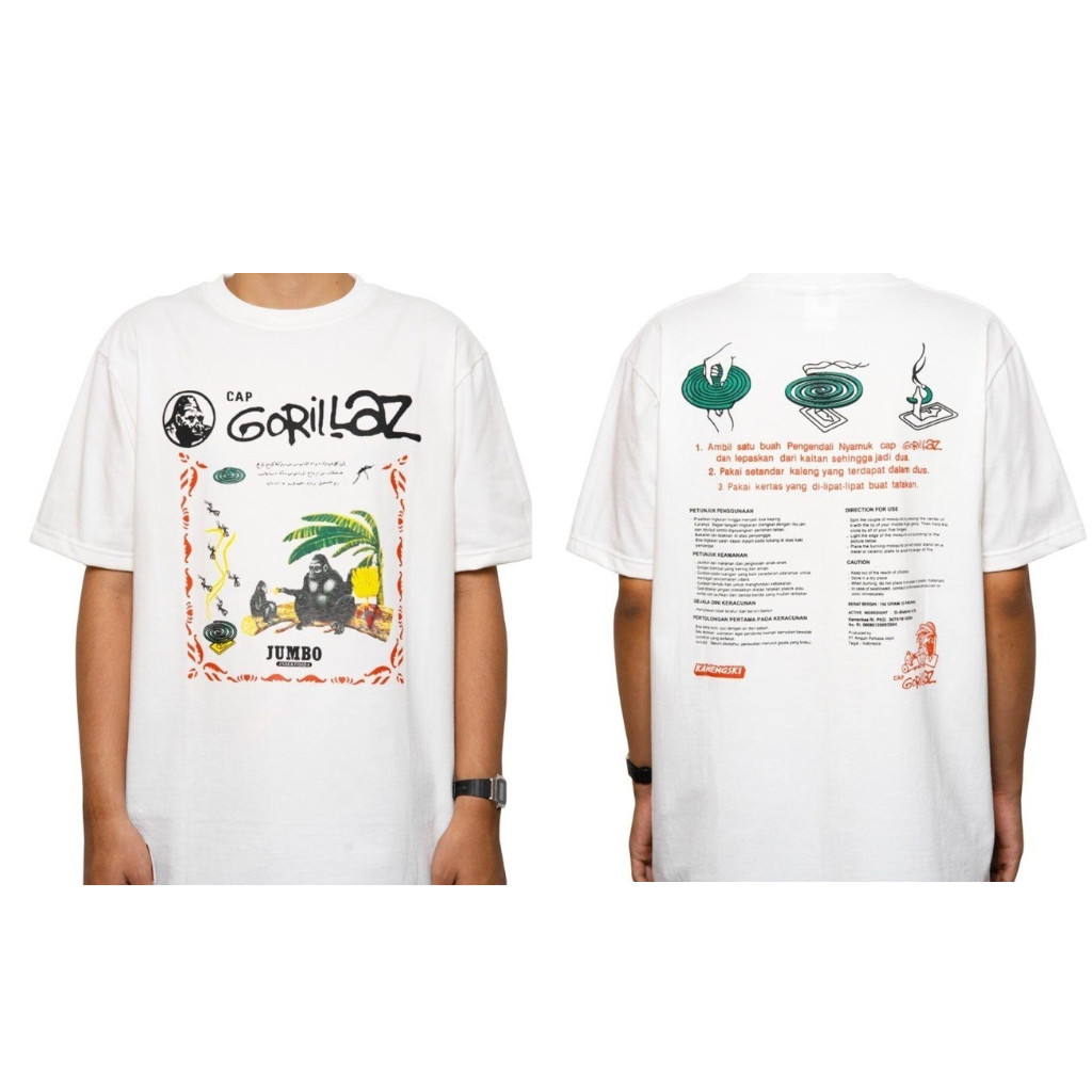 (COD) Kamengski - Gorillaz White Short Tee