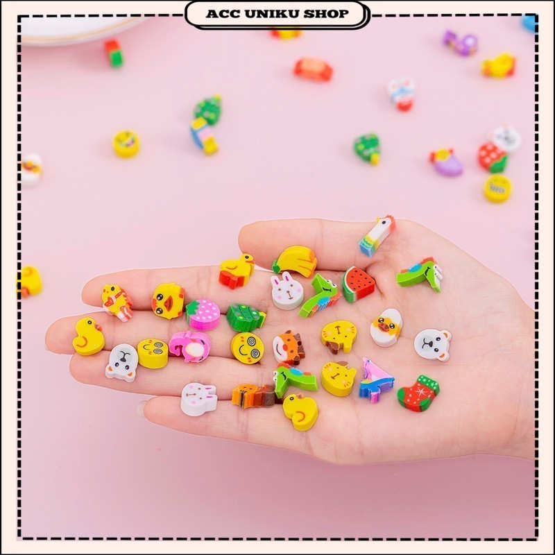 

AU - PENGHAPUS PENSIL MINI MIX KARAKTER LUCU / PENGHAPUS MINI KARTUN MURAH