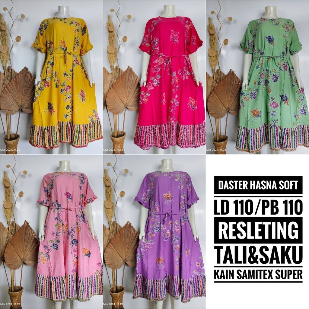 Daster Hasna Soft #BEST SELLER  #DasterBumi l#DasterBusui #DasterBatikKekinian #DasterTerbaru2024 #D