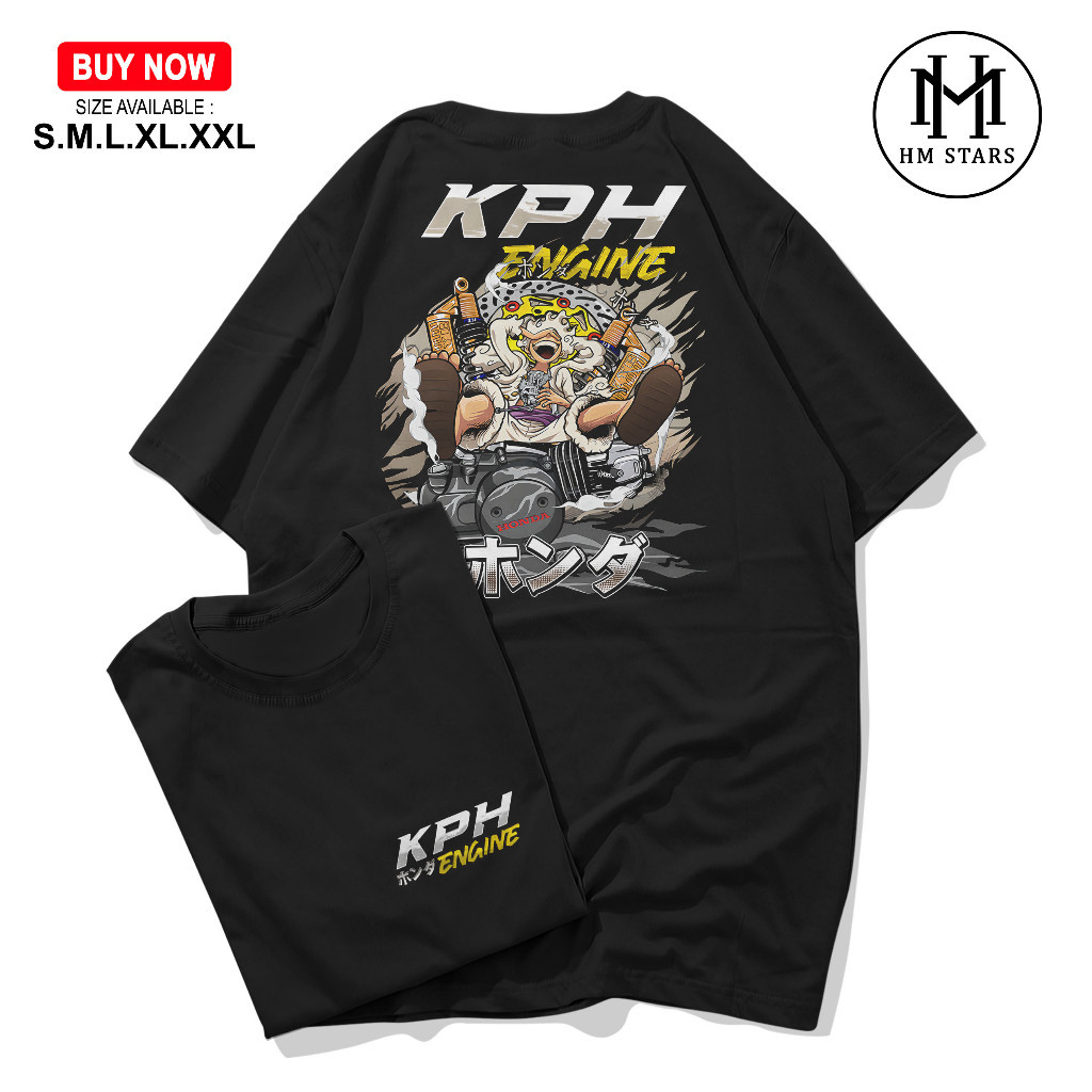BAJU KAOS ATASAN NUMPAK HONDA KPH ENGINE SUPRA BAPAK - HEREX DISTRO ORIGINAL MURAH - KAOS OTOMOTIF M