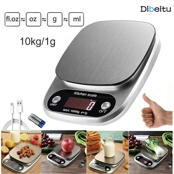 Timbangan Digital Dapur Charger USB Cas Akurat 10kg/1g
