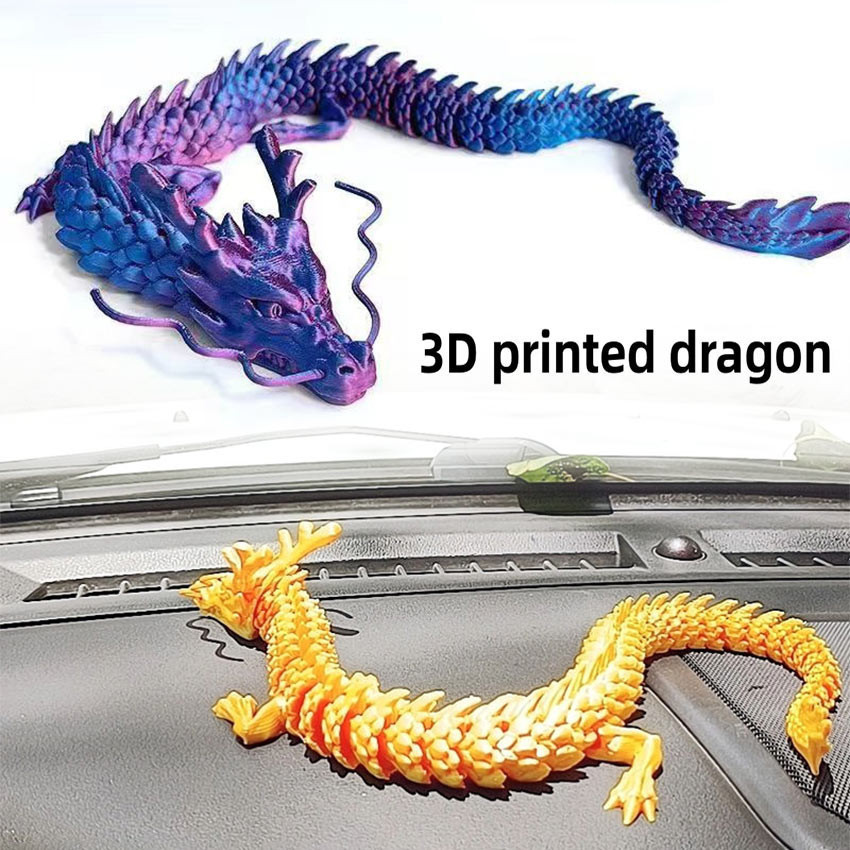 Articulated Dragon Toy - Mainan Action Figure Naga Dragon Mainan Anak Naga Fleksibel Flexible