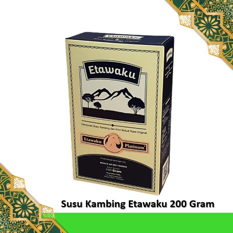 

Etawaku Platinum Susu Kambing Etawa 200 gr Susu kambing Etawa Bubuk Rasa Original