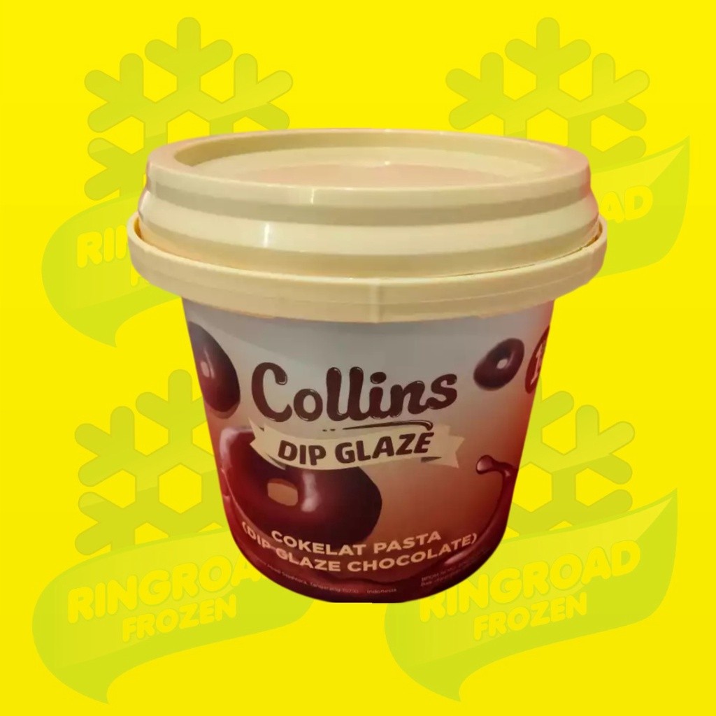 

COLLINS DIP GLAZE CHOCOLATE 1 KG - COKELAT PASTA