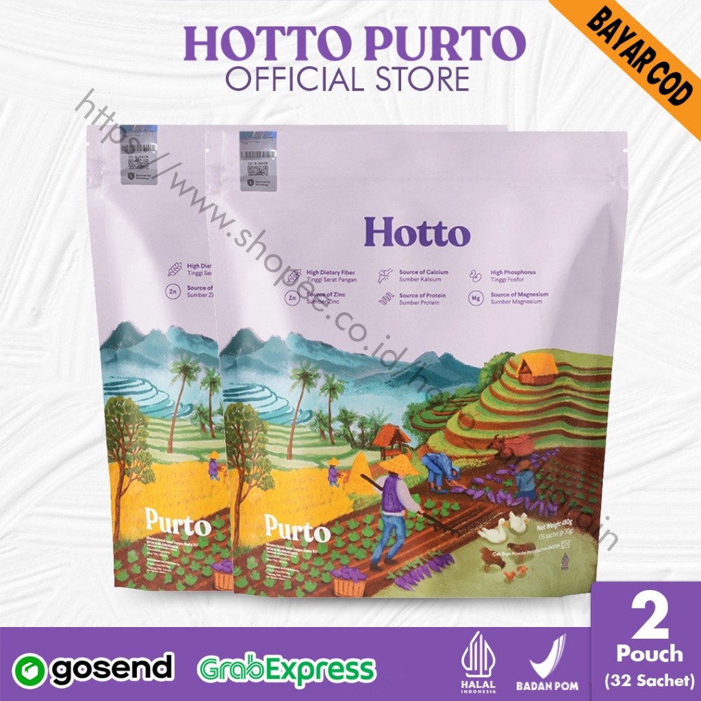 

Hotto Purto Superfood Multigrain - 1Pack (16 sachet)