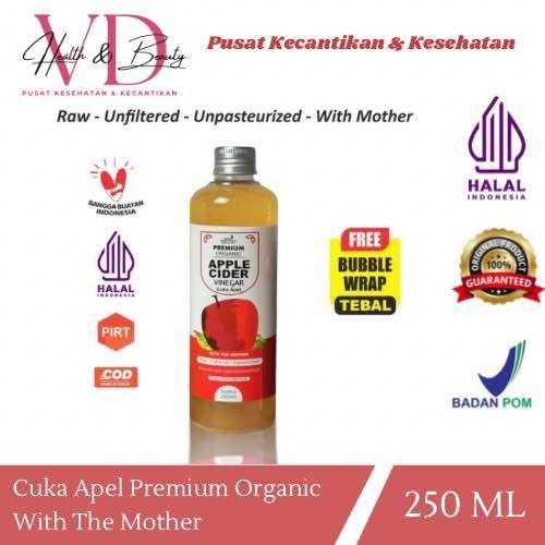 

Suur Lemoen - Apple Cider Vinegar 250 ml - Cuka Apel Premium Organic Original BPOM dan Halal