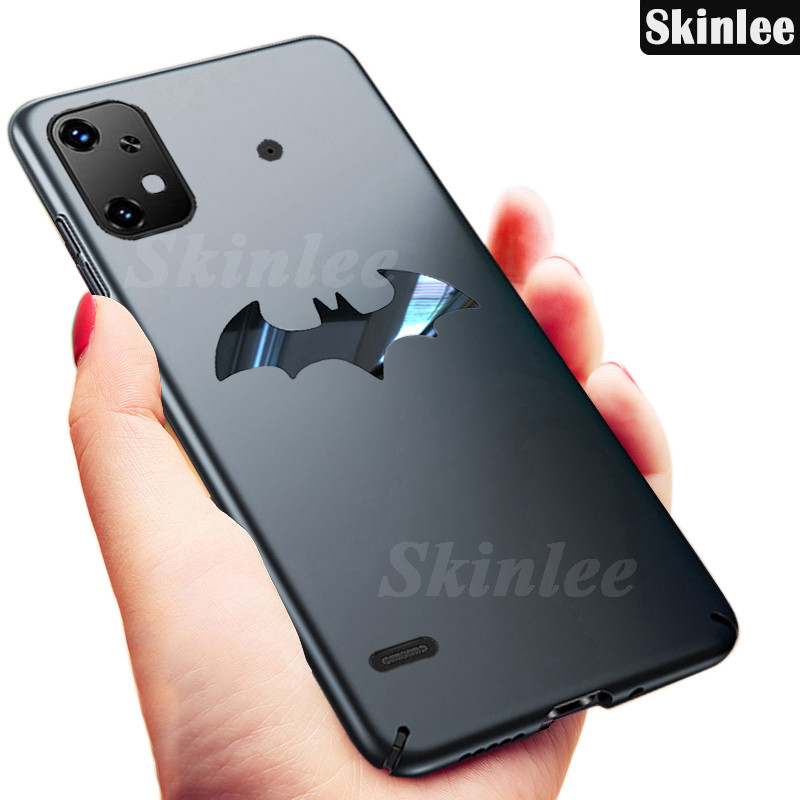 For Umidigi Bison X20 NFC case Luxury Frosted Matte Back Slim Metal Bat Man Non-slip Full Protective