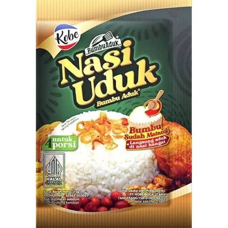 

Kobe Bumbu Aduk Nasi Uduk Sachet