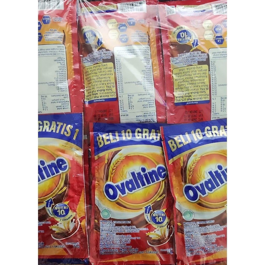 

Ovaltine Choco Malt Drink 22 gr RENCENG